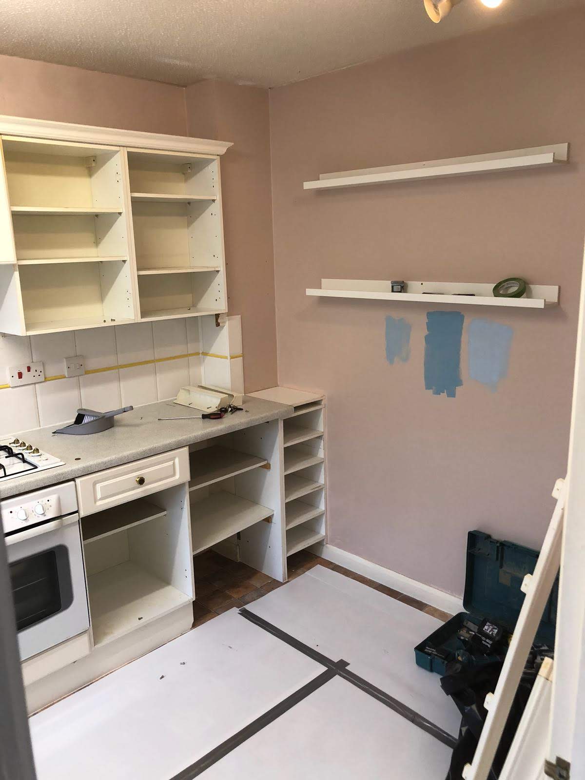 Kitchen island or peninsular unit